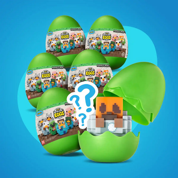 Pack da 6 Minecraft Mystery Eggs TUBBZ