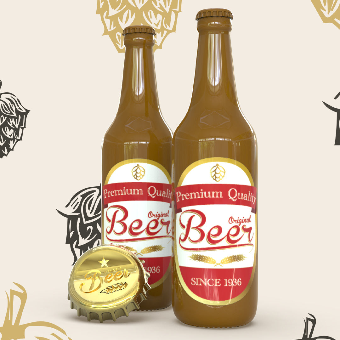 Porte clés Bouteille de Bière