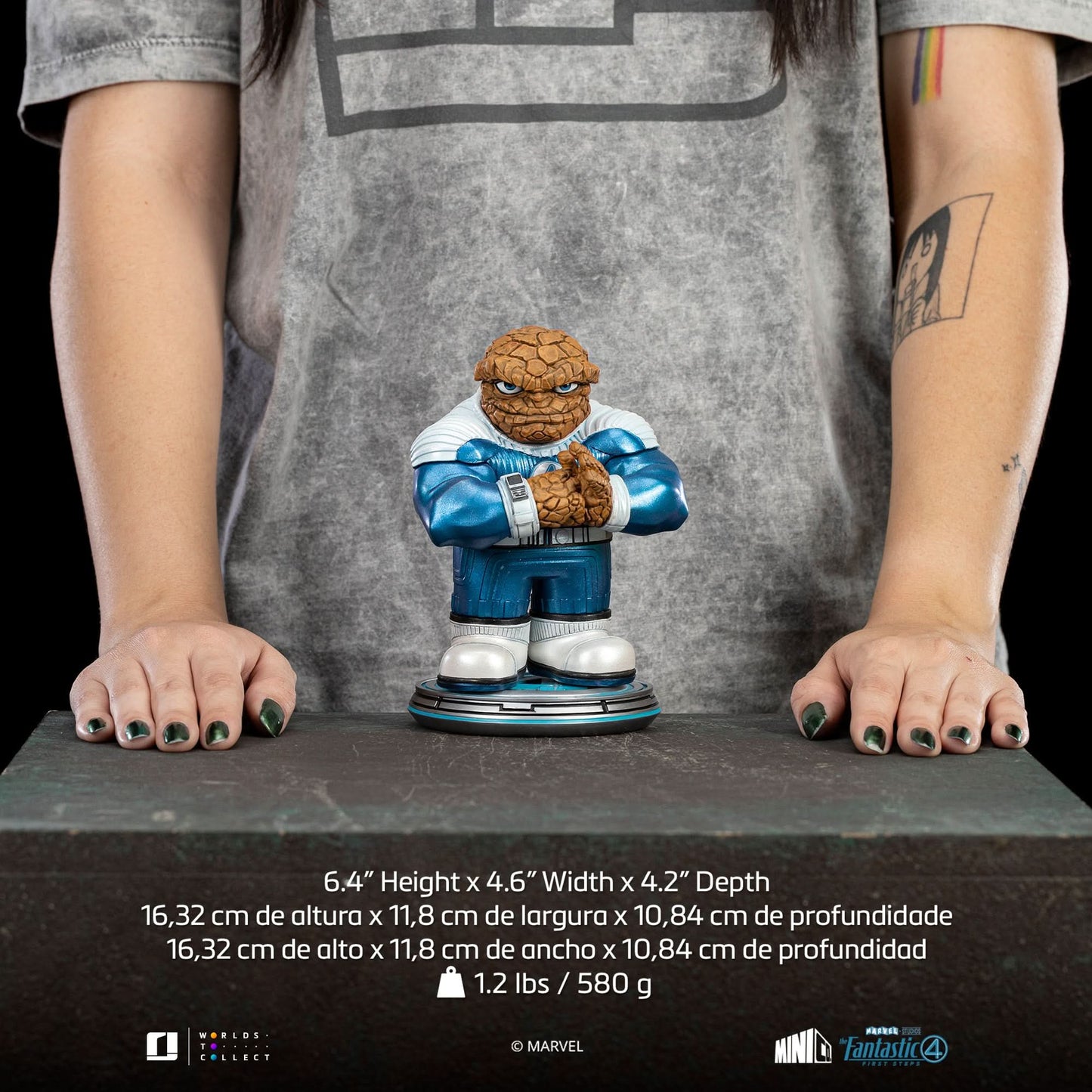 Figurine Fantastic Four Pack (Metallic Version) - The Fantastic Four: First Steps - Mini Co.