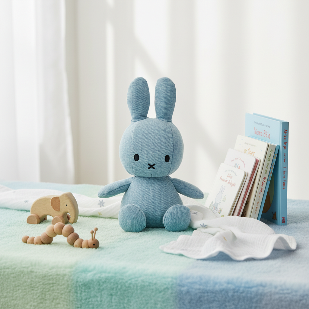 Miffy Light Denim Plush