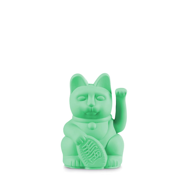 Mini Chat Chanceux Vert Menthe "Mei"
