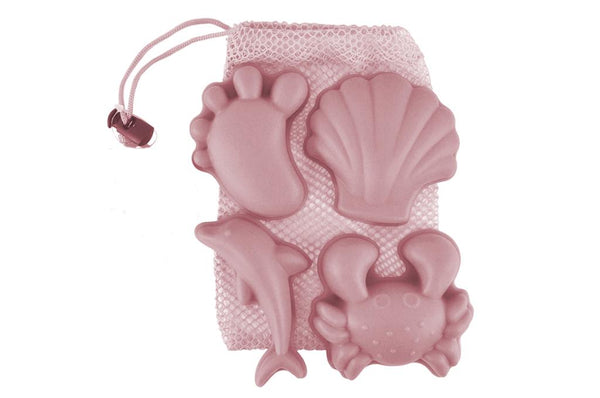 Mexilhões de areia rosa antiga