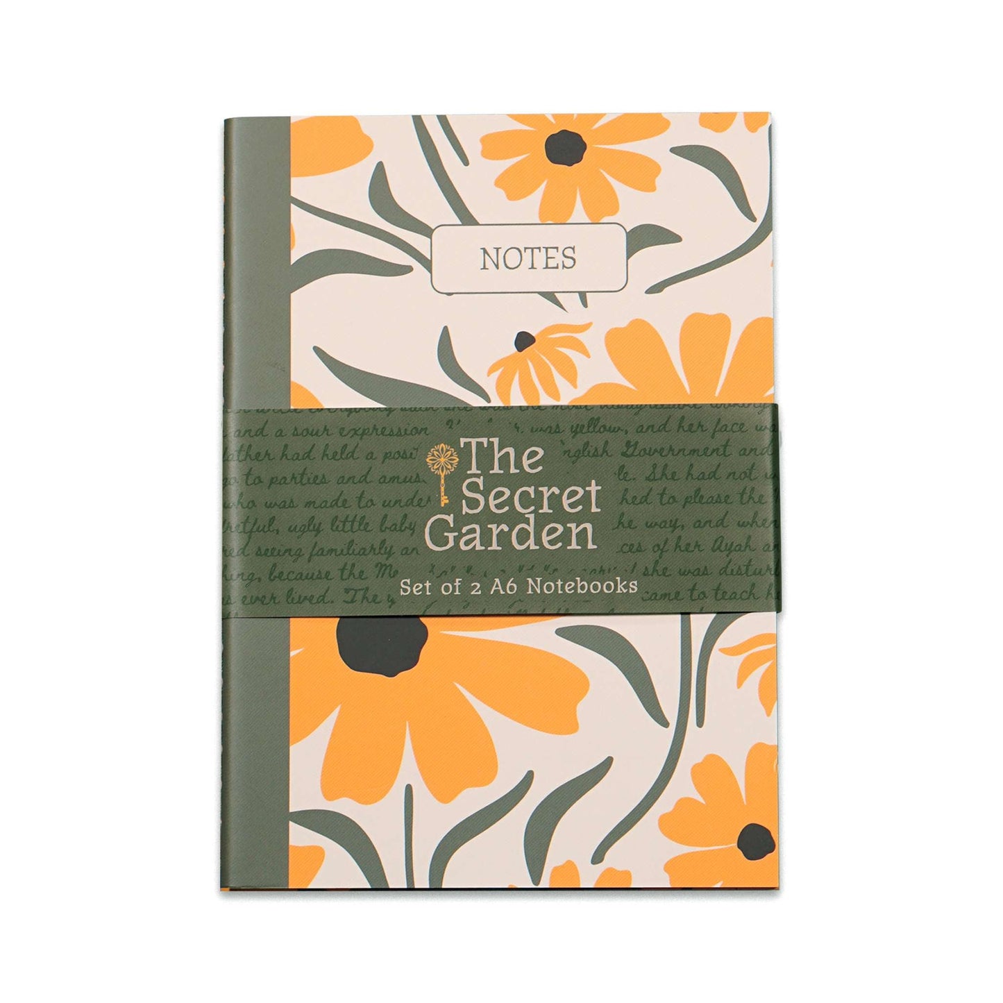Lot de 2 carnets A6 The Secret Garden