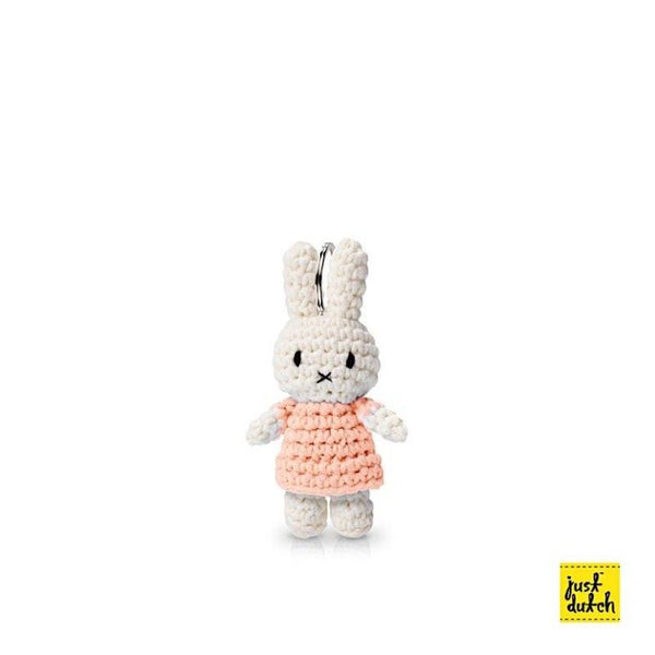 Porte-clés Lapin Miffy en Crochet - Rose pastel