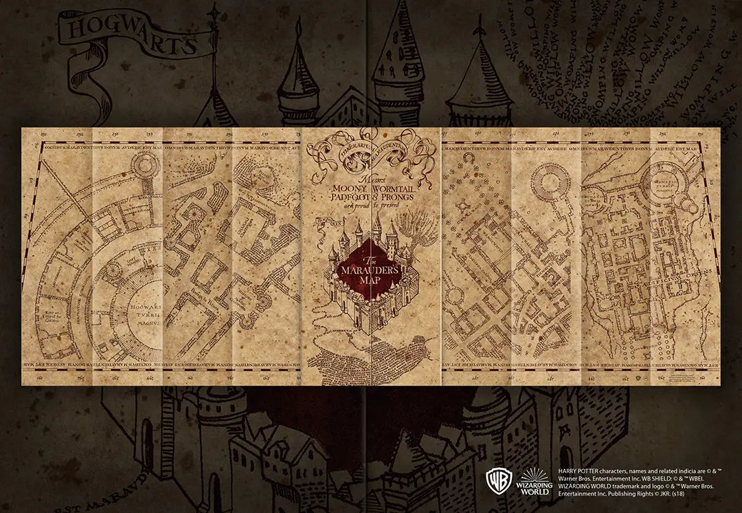 Rompecabezas de Harry Potter - Mapa del Merodeador