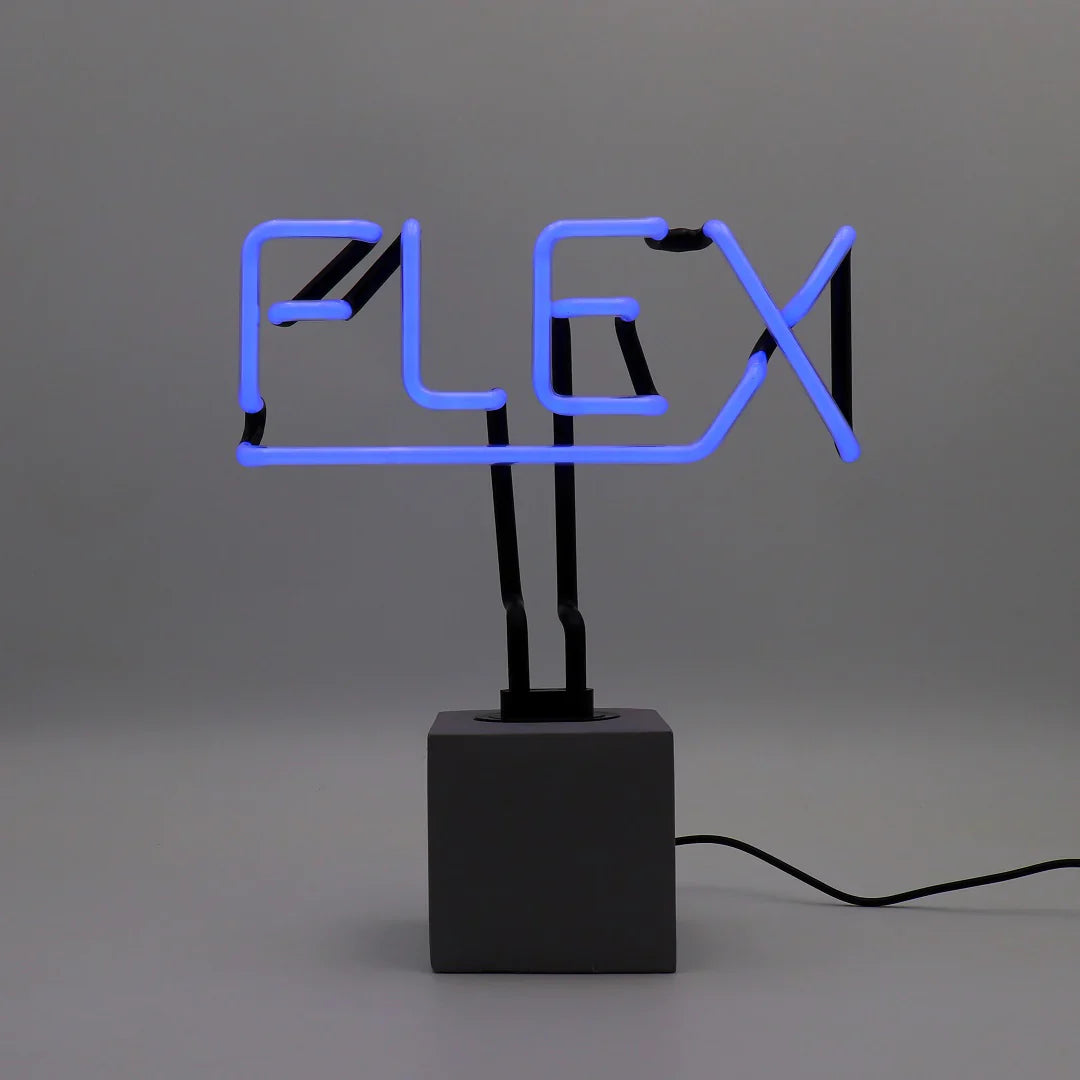 Lámpara Neón Flex Azul
