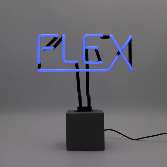 Lampe Néon Flex Bleu