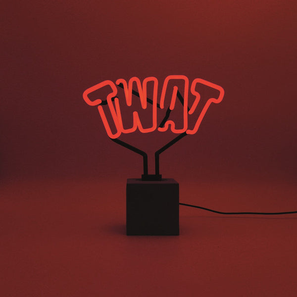 Panneau néon "Twat