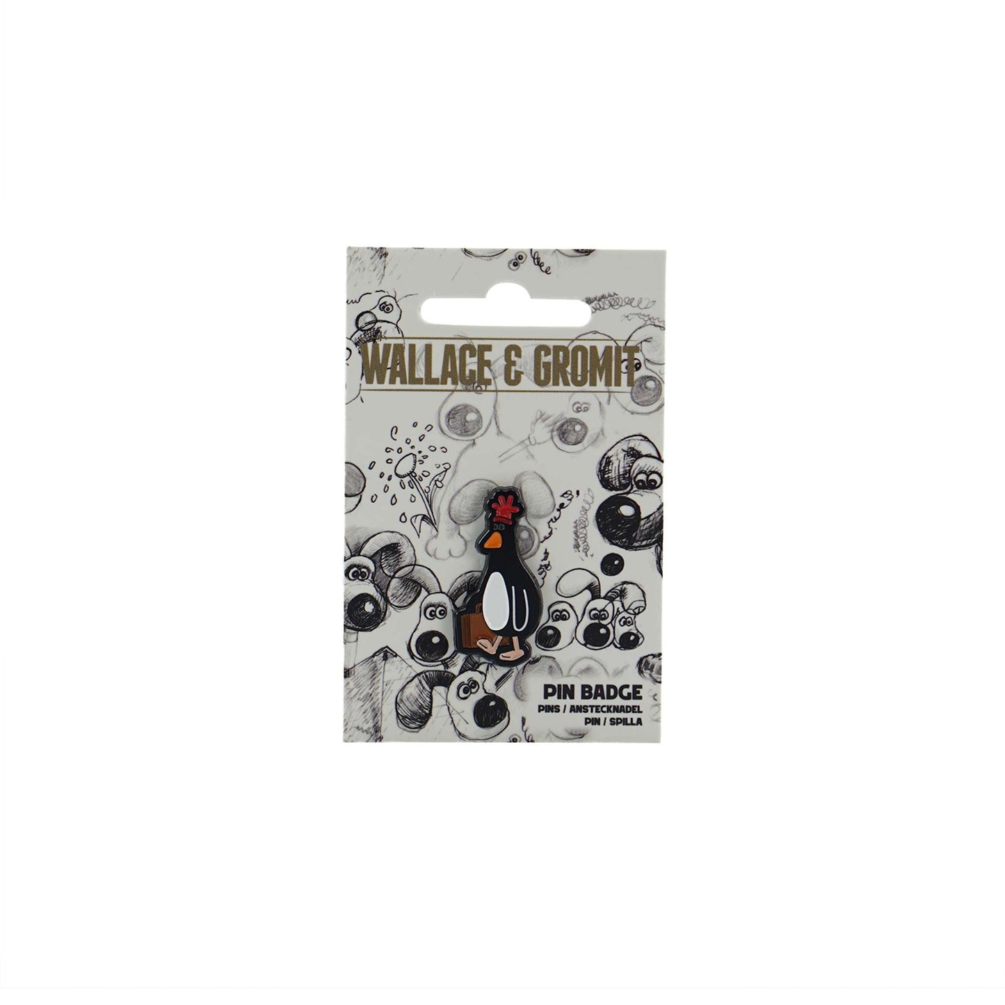 Pin’s Wallace & Gromit - Feathers