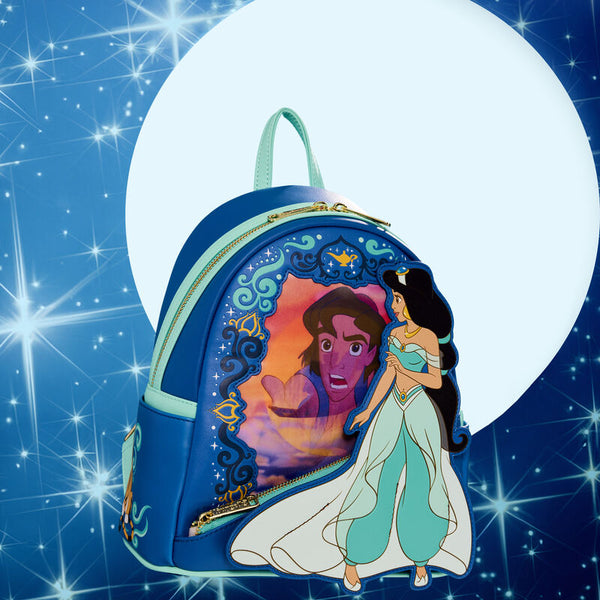 Mochila lenticular mini de Aladdin - Princesa Jasmine
