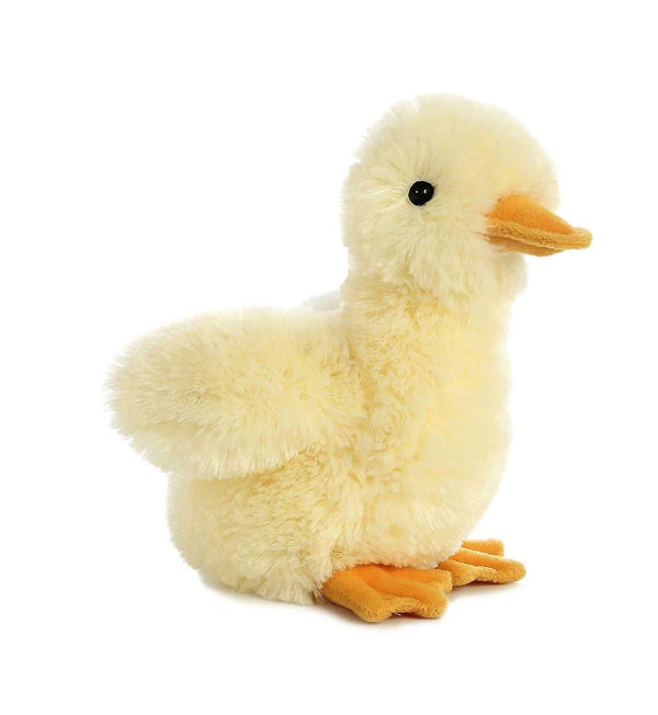 Peluche a forma di anatra gialla