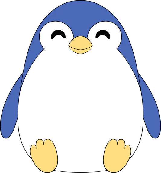 Pingüino de peluche