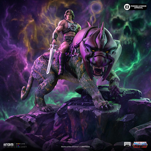 Statue He-Man and Battle Cat - Masters of the Universe Movie - Deluxe Art Scale 1/10