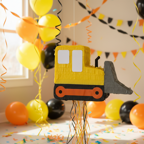 Vehículos de construcción de piñatas