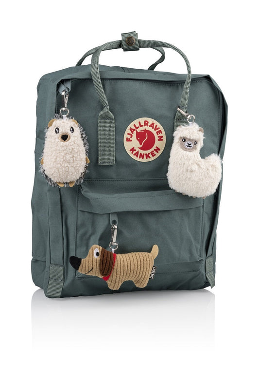 Llavero de llama esponjosa