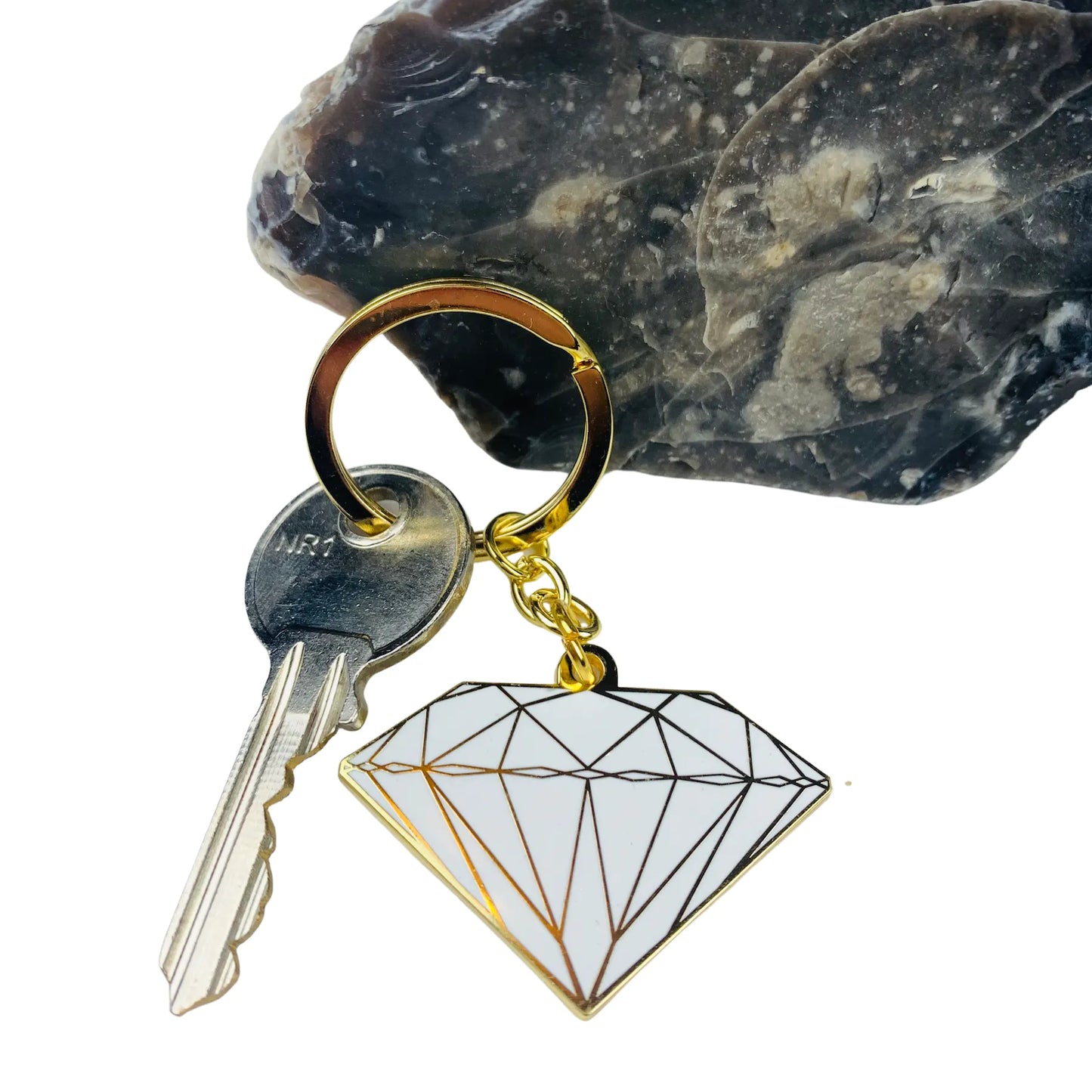 llavero de diamantes