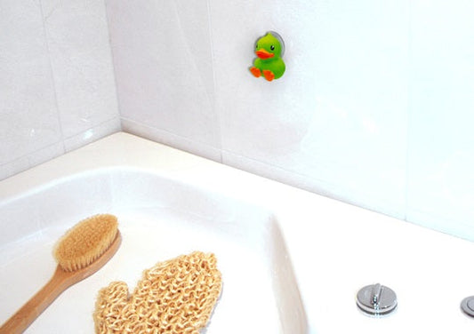 Cepillo de dientes de pato verde