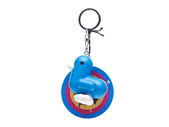Porte-clés Canard Cyan CMYK