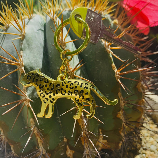 Chaveiro de leopardo