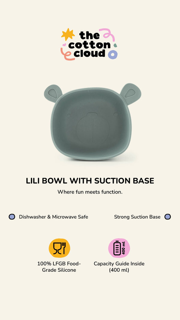 Esslernschüssel Lili the Bear Silikon Iceberg