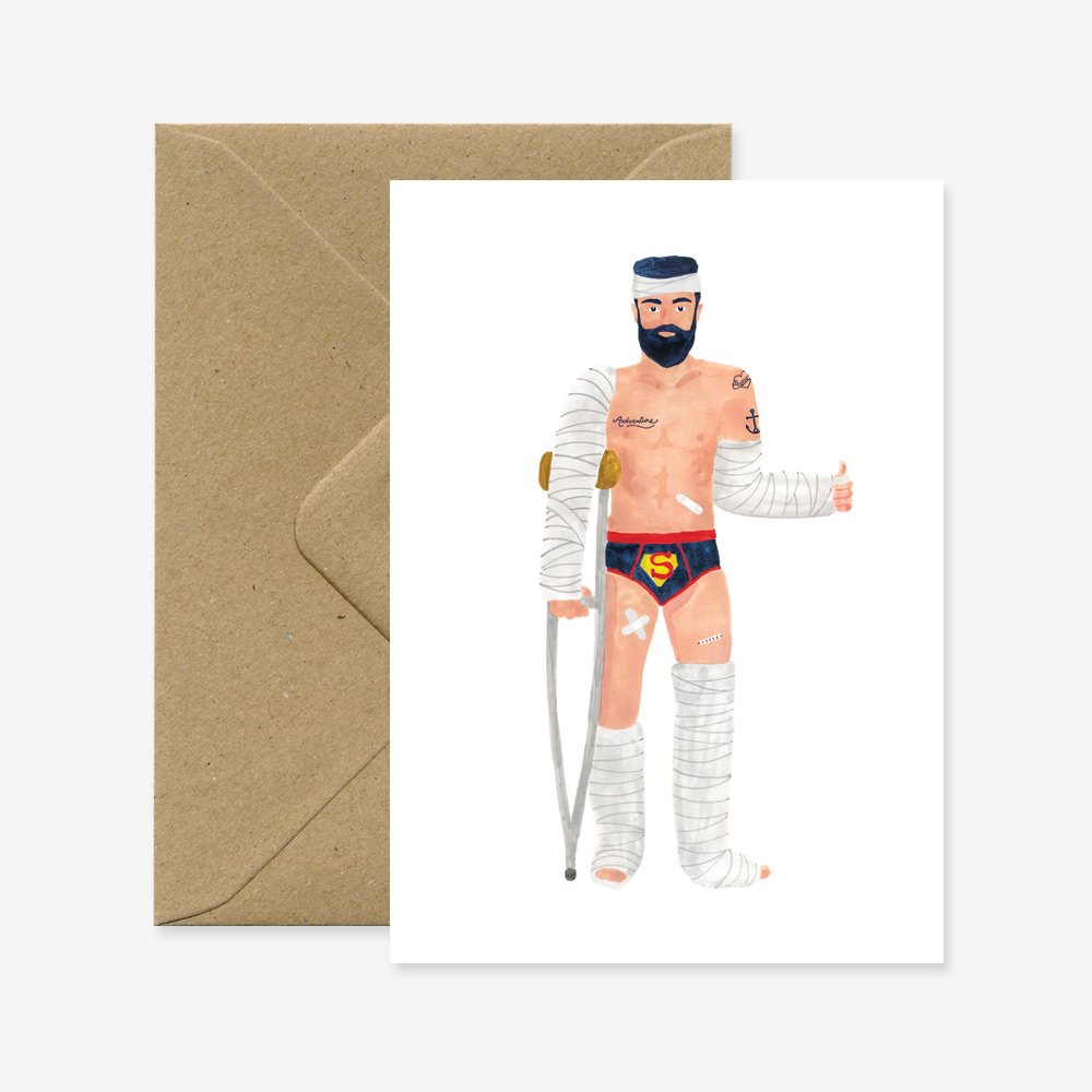 Super Hero - Carte de vœux