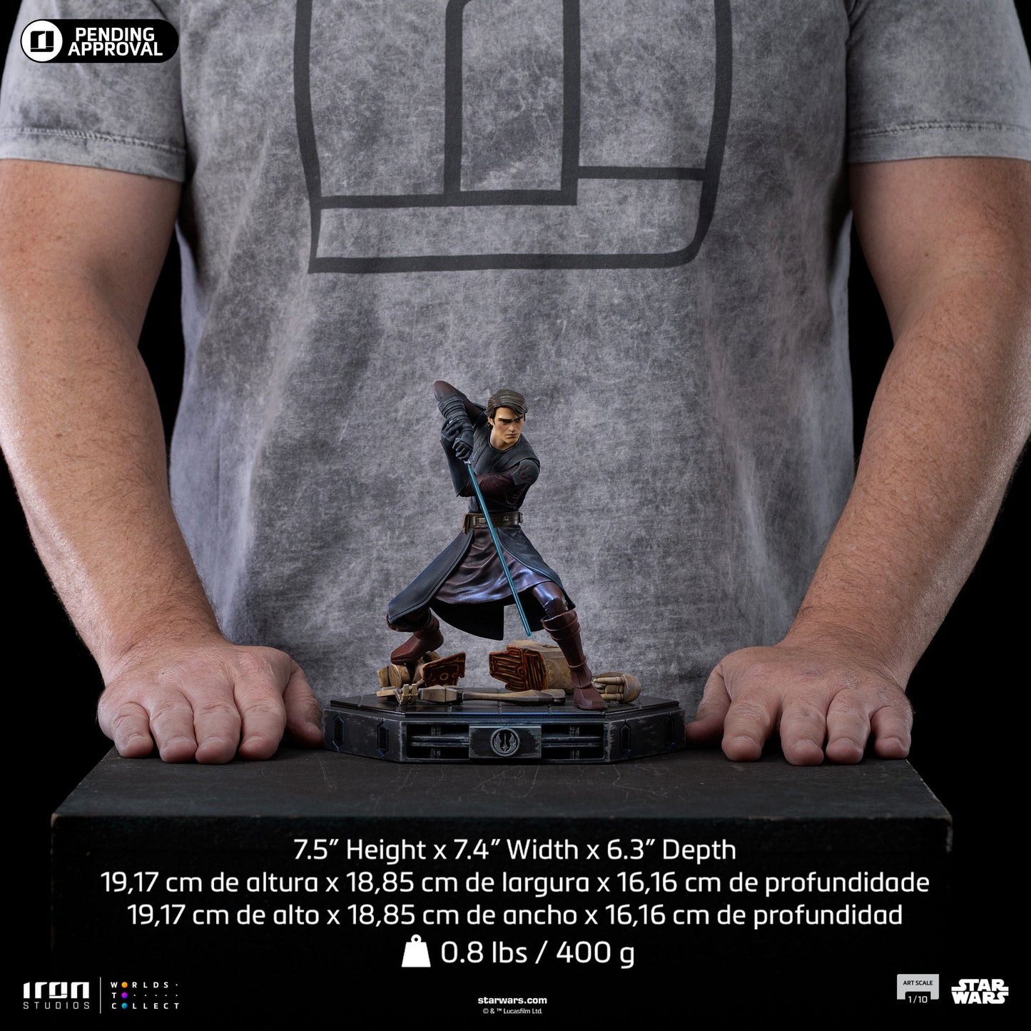 Statue Anakin Skywalker - Star Wars: Clone Wars - Art Scale 1/10