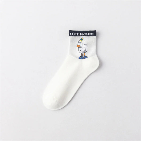 Calcetines de pato de cumpleaños