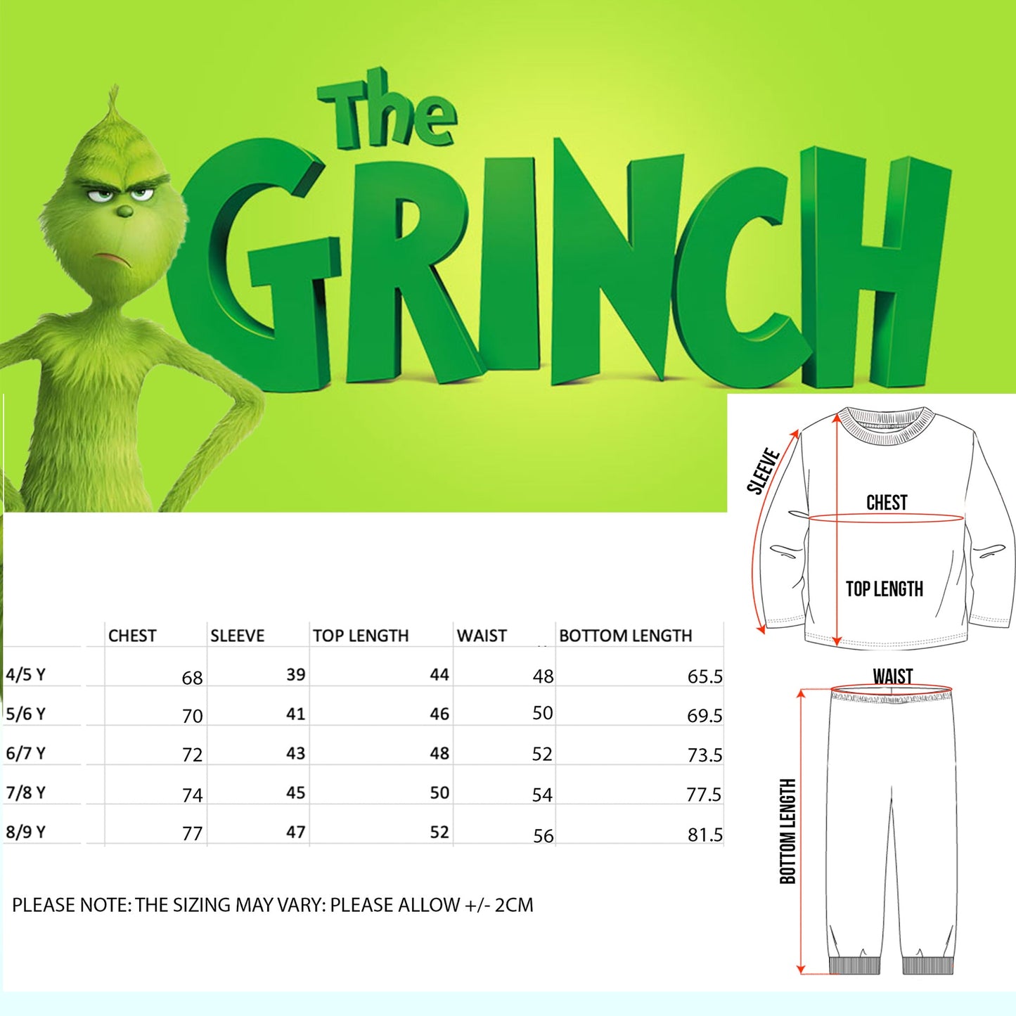 The Grinch Christmas Pyjama
