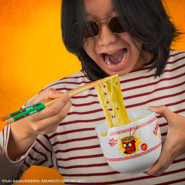 Bol à Ramen et ses baguettes Chez Sakamoto
