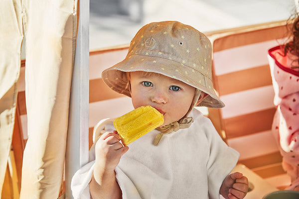 Poncho da bagno bianco vaniglia