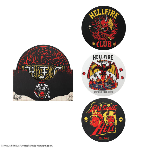 *Set of 4 Hellfire Club Coasters