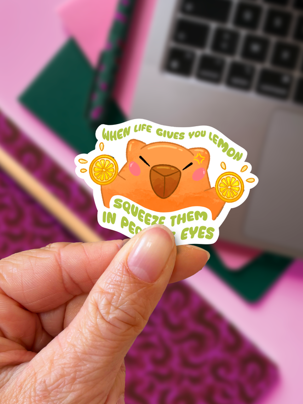When life gives you lemons | Sticker — vue 2