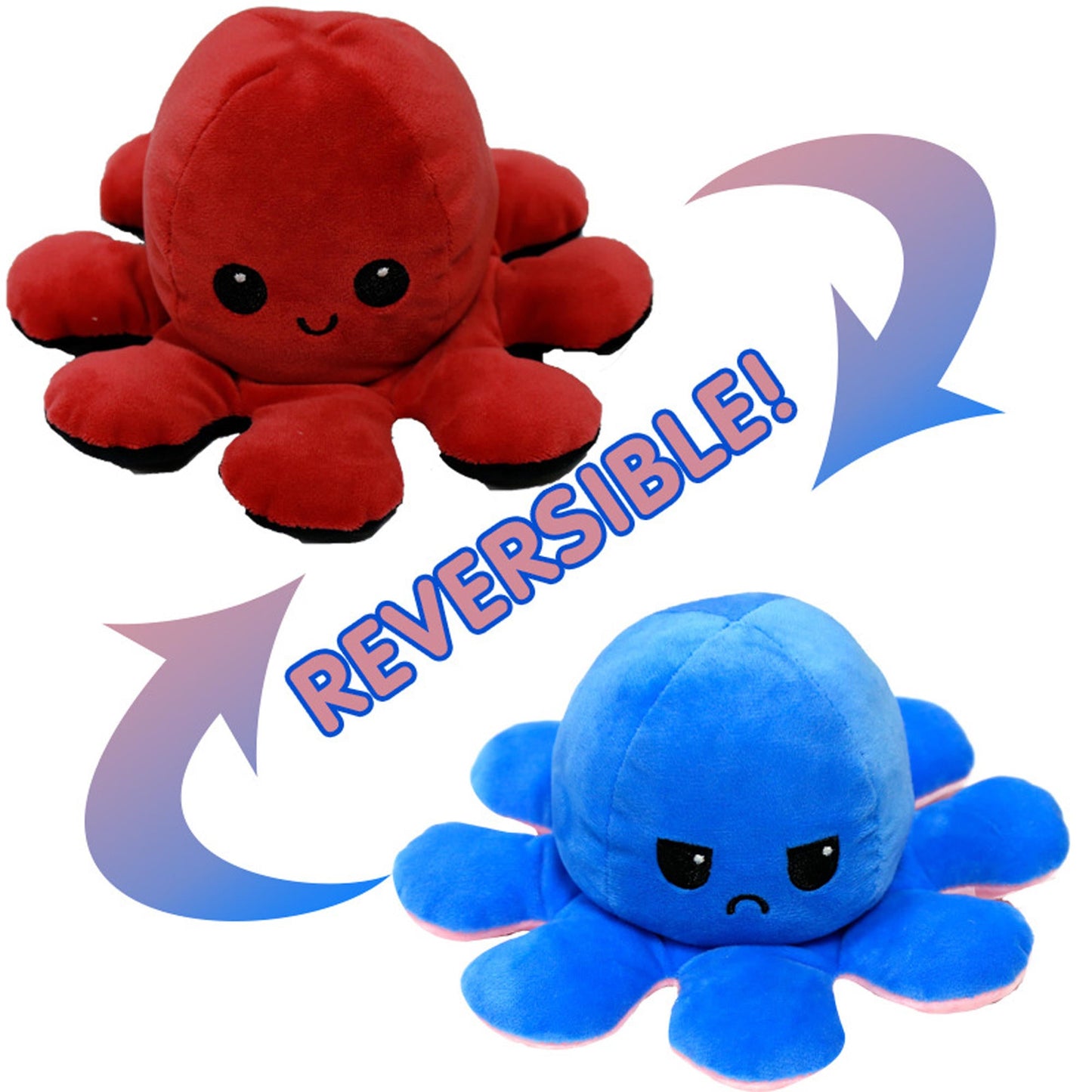 PIEUVRE EN PELUCHE RÉVERSIBLE