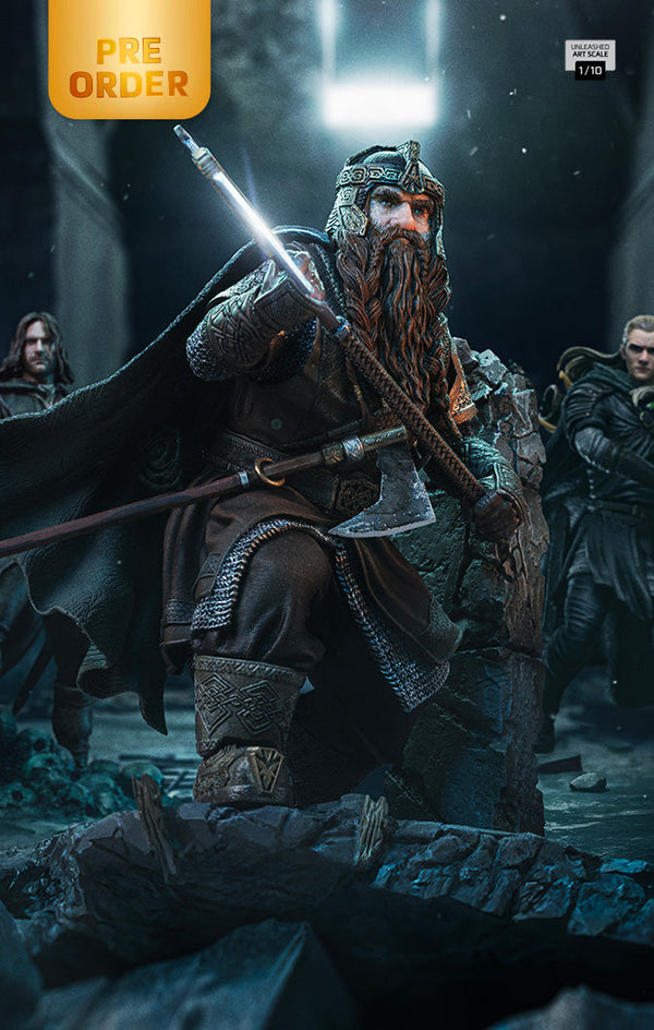 Statue Gimli Unleashed - The Lord of the Rings - Art Scale 1/10