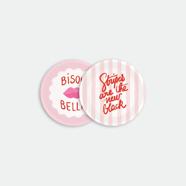Bisou Bella - Coaster duo