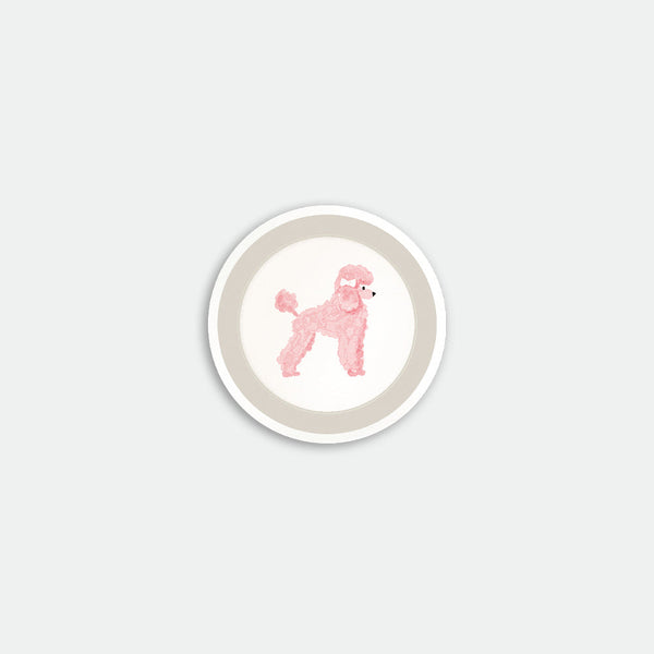 Pink Poodle – Coaster