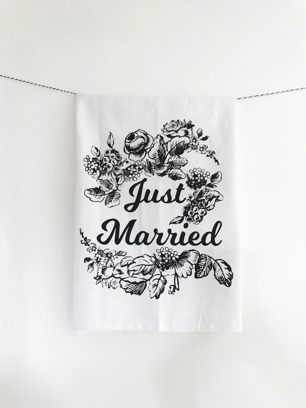 Strofinaccio "Just Married"