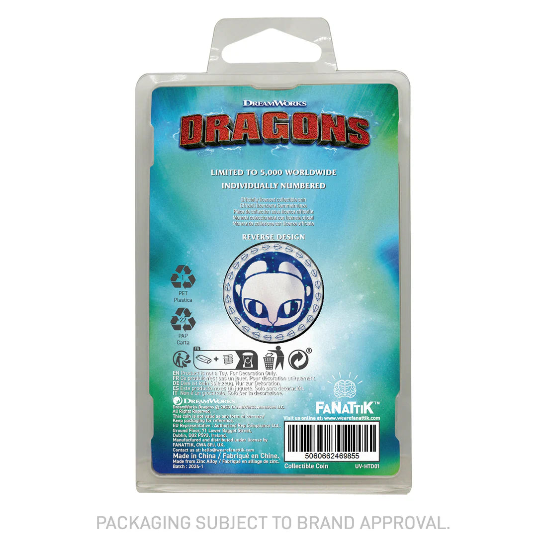 Moneda de dragones: Krokmou/Furia luminosa