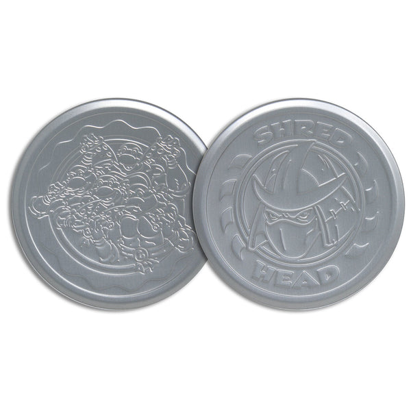 Set de 4 sous-verres métal embossés Tortues Ninja