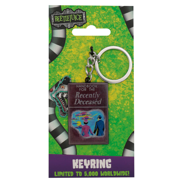 Porte-clés Beetlejuice - Handbook of the Recently Deceased - vue produit 2