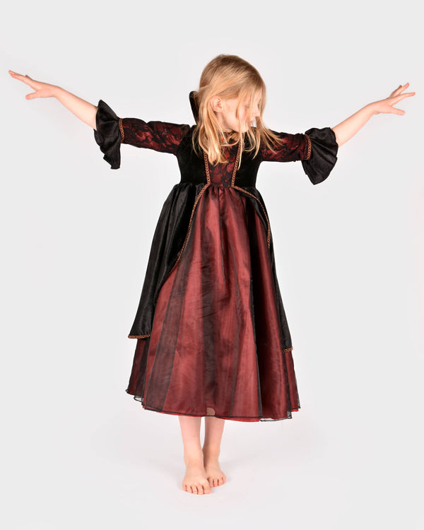 Robe Reine Vampire Deluxe 110-116 cm 4-6 ans