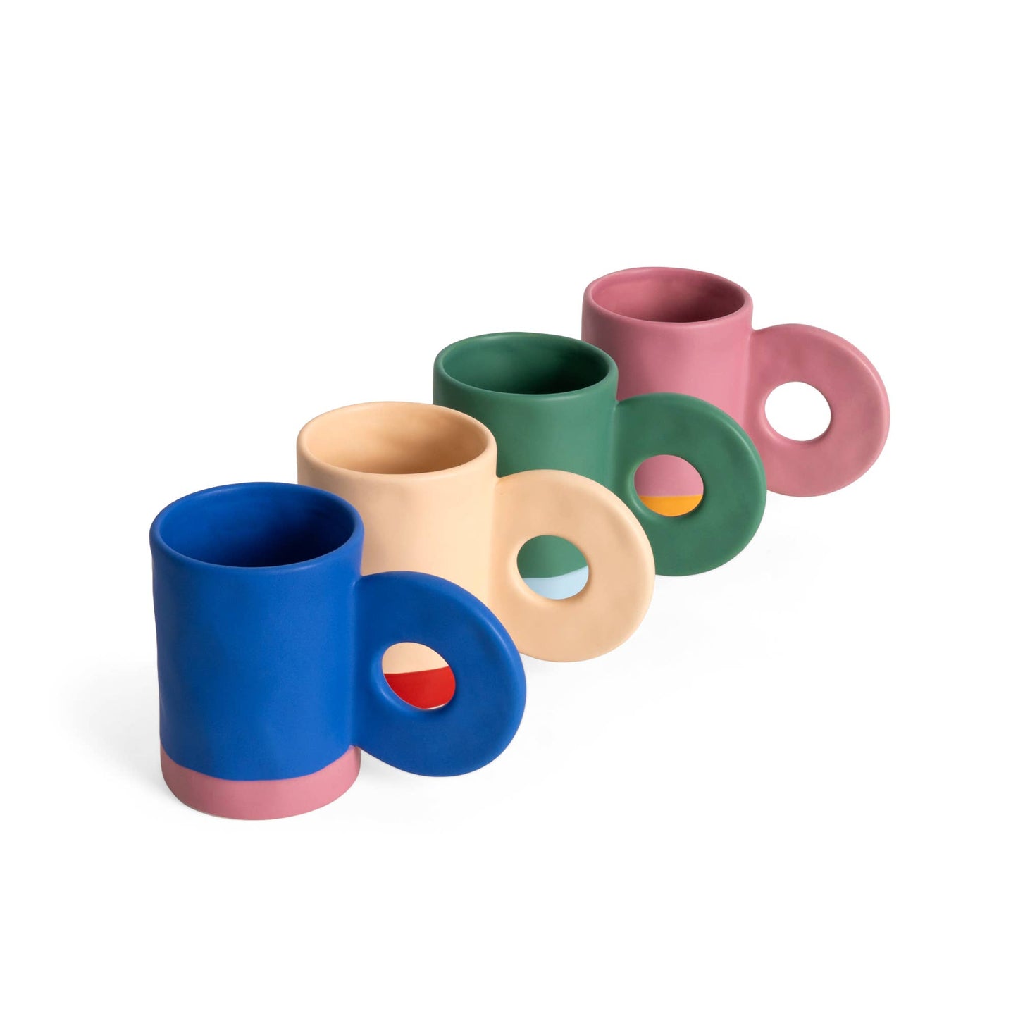 Mug en Céramique Beige Helio Ferretti Vue 3