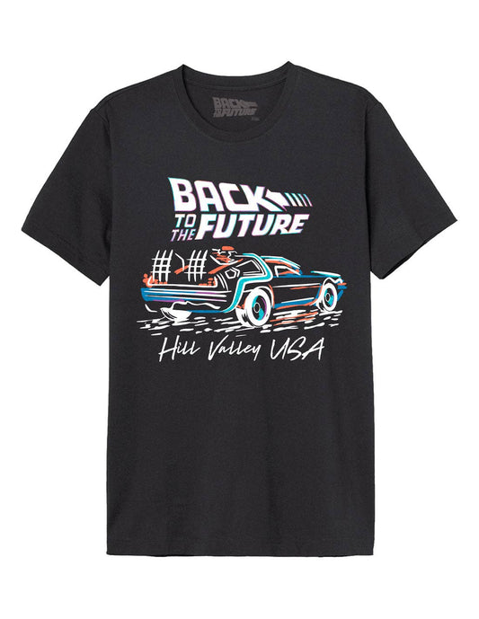 t shirt retour vers le futur colorful bttf cotton division