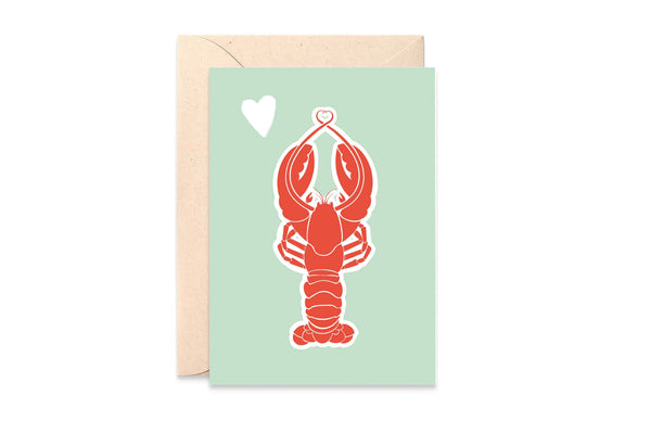 Carte Homard Cœur