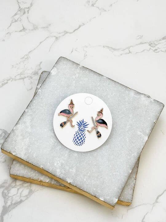 Pendientes de flamenco para Halloween - Bruja