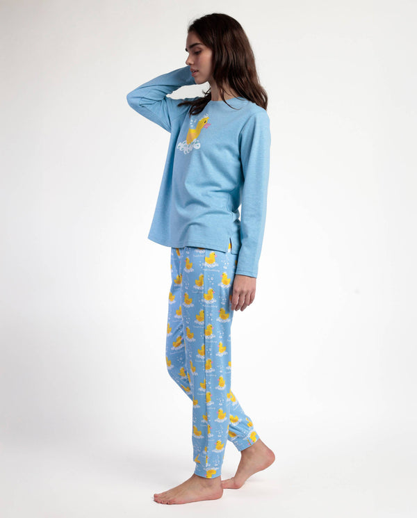 Pyjama manches longues Femme - Canard « Sweet Duckling”