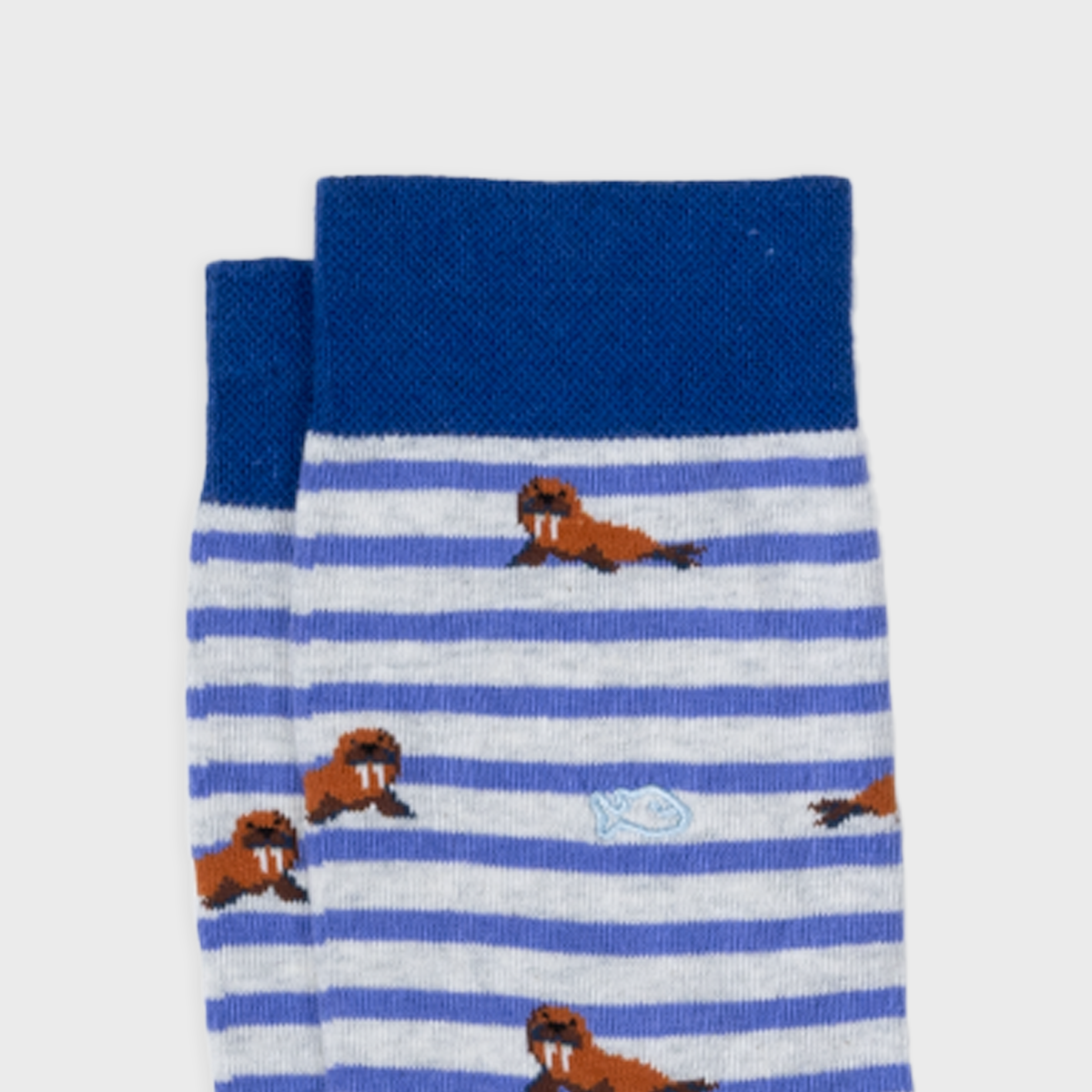 Chaussettes en Coton Peigné Animaux - Morse