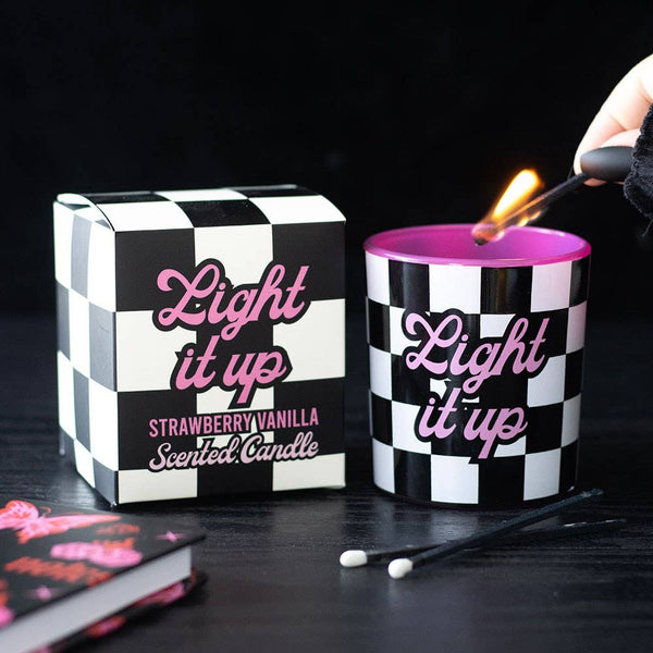 Bougie Fraise Vanille Light It Up