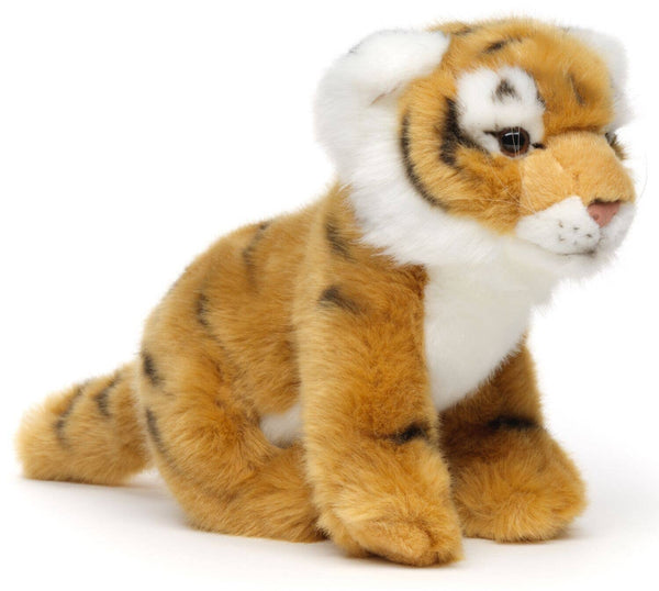 Bébé tigre, assis, 24 cm (longueur), peluche Uni Toys