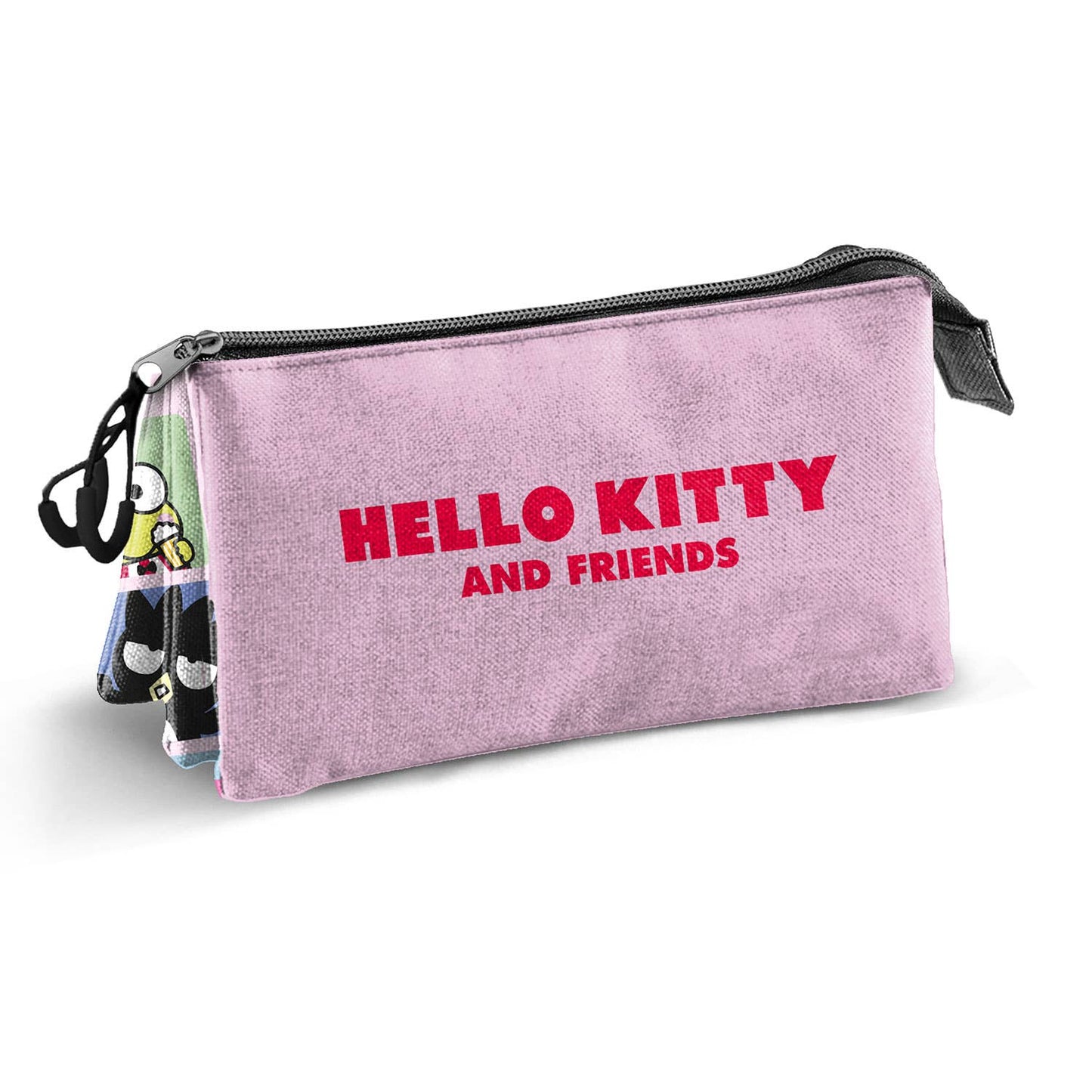 Estuche triple para lápices Sanrio - Paneles de Hello Kitty